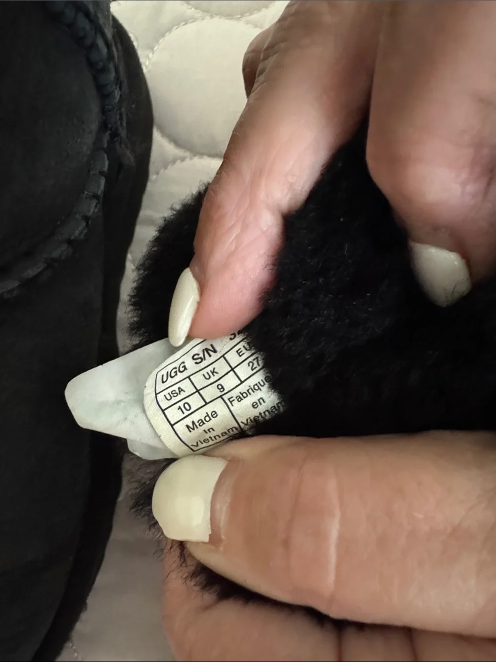 UGG Black Bailey Bow Shearling Boots